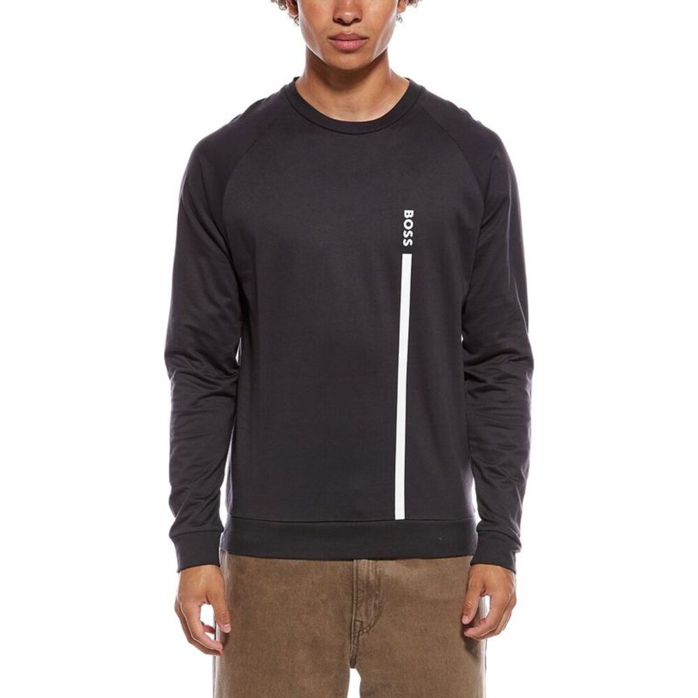 Hugo Boss Mens  Authentic Crewneck Sweatshirt, Grey